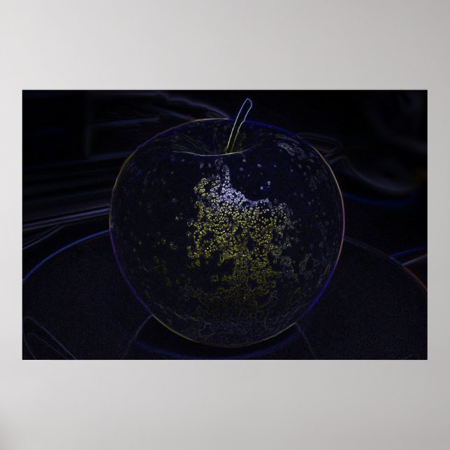 Pôster maçã ouro (Frente)