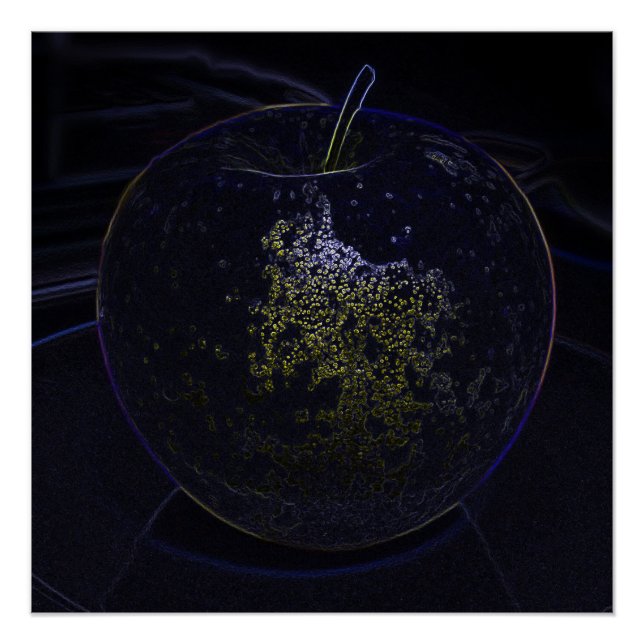 Pôster maçã ouro (Frente)