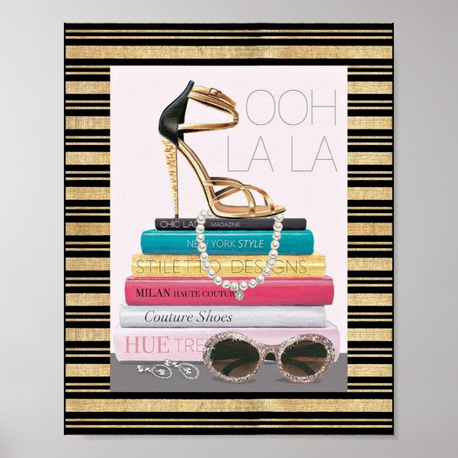 Poster Maçã Selvagem | Ooh La — Glamorous Stiletto (Frente)