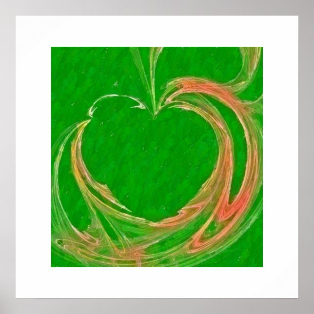 Pôster Maçã Verde (Frente)