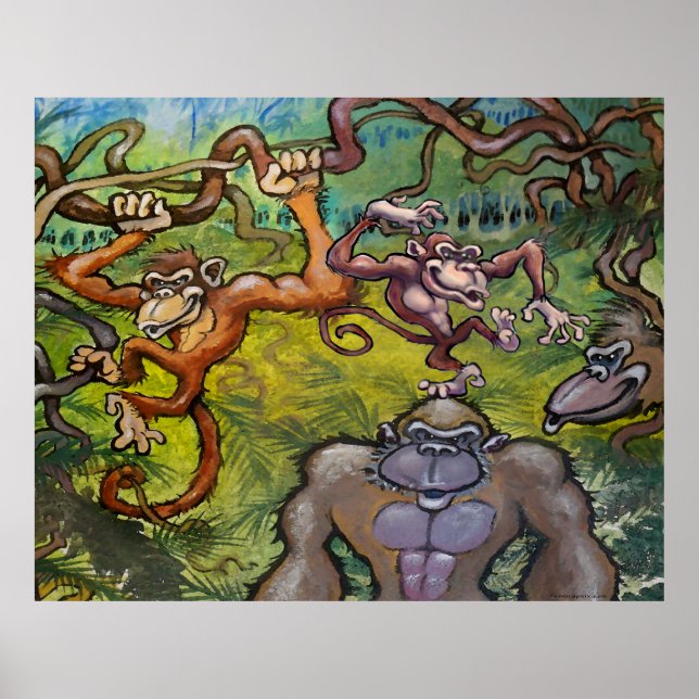 Poster macaco (Frente)