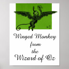 Poster Macaco Alado do Mágico de Oz