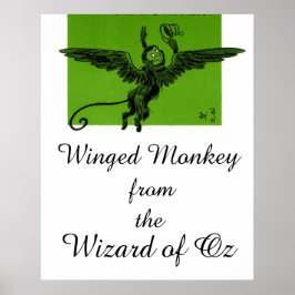 Poster Macaco Alado do Mágico de Oz