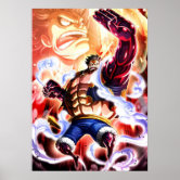 Compre One Piece Loffy Gear 4 Macaco D. Luffy ferro em remendos para roupas  de transferência de calor diy camiseta adesivos térmicos decoração  impressão