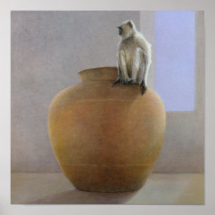 Pôster Macaco do templo