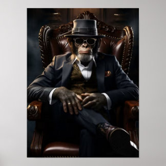 Poster macaco gangster