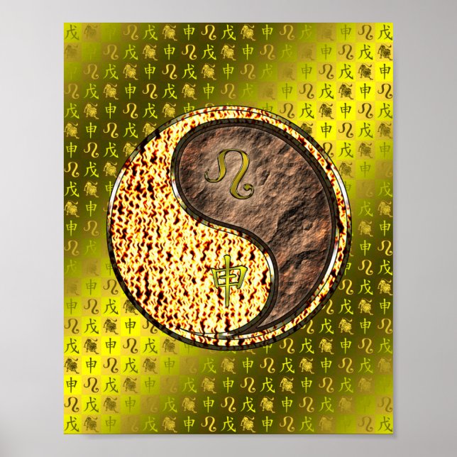 Poster Macaco Leo & Earth (Frente)