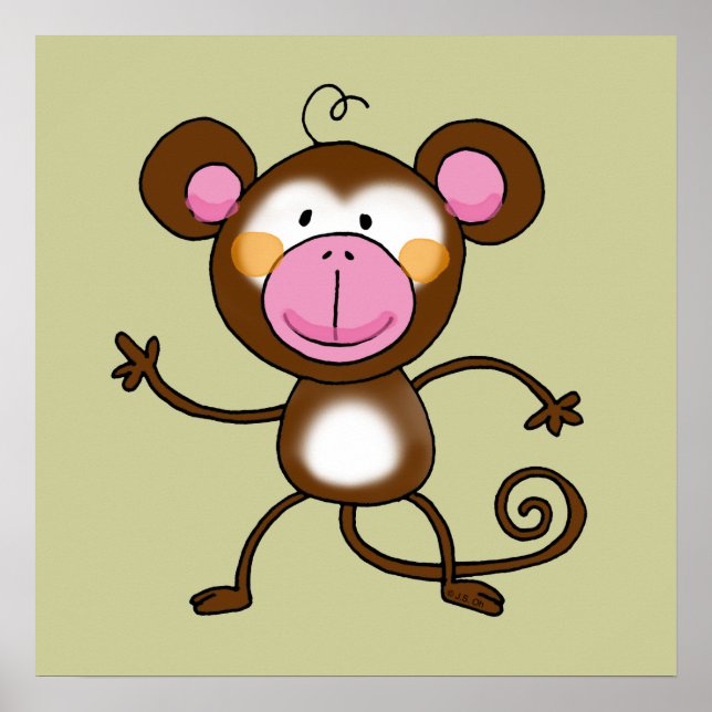 Poster Macaco-prego (Frente)