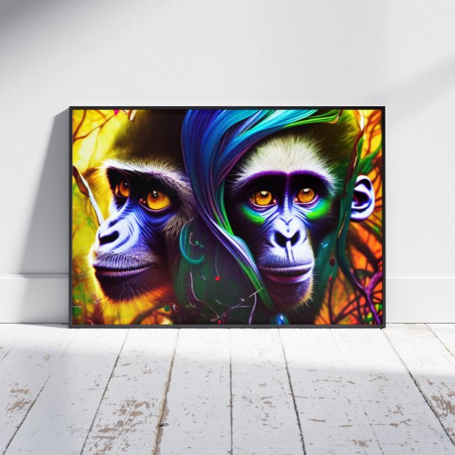 Poster Macaco Selva (Criador carregado)