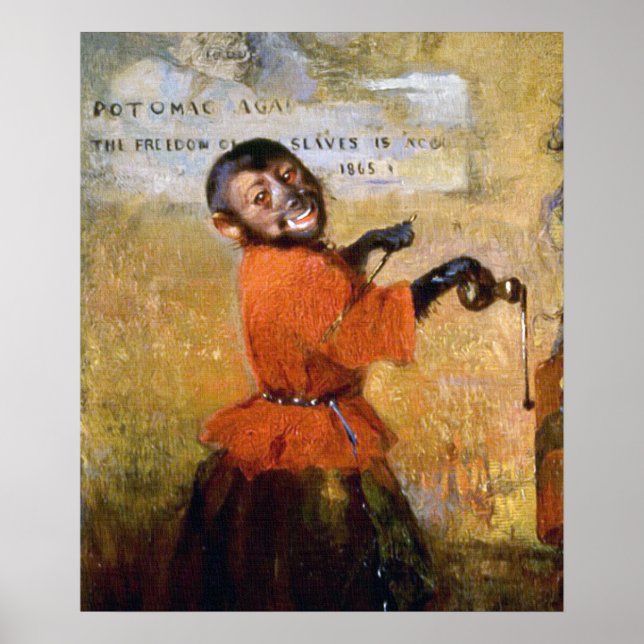 Poster Macaco sorridente (Frente)