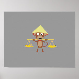 Pôster Macaco vietnamiano