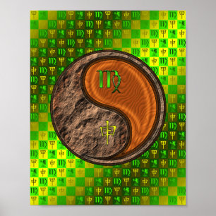 Poster Macaco Virgo e Madeira