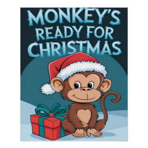 Pôster Macacos Natal