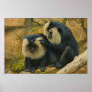 Poster Macaque Bond - Ritual de Alinhamento