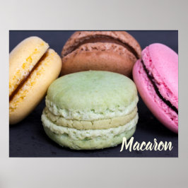 Poster Macaron Pestris para presente de dente doce