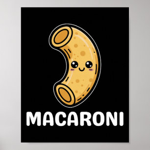 Poster Macaroni Cheese Mac Kawaii Halloween Coupl