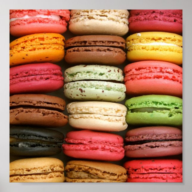 Pôster Macarons (Frente)