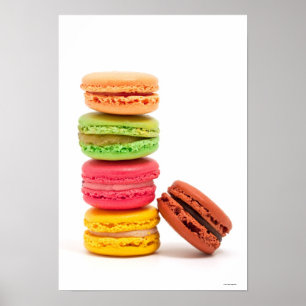 Poster Macaroons franceses