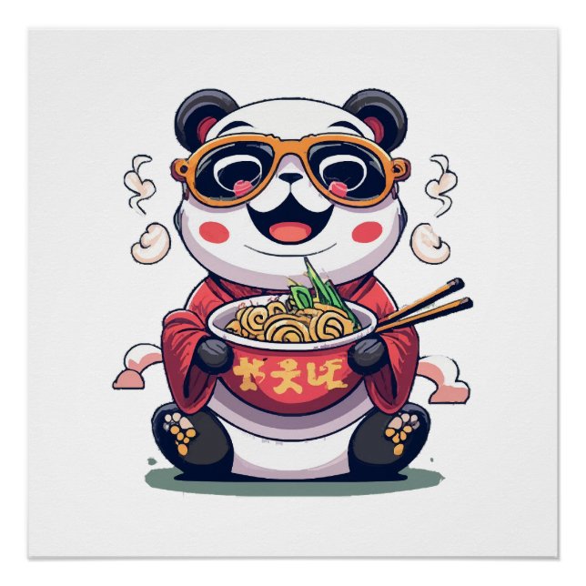 Pôster Macarrão Panda (Frente)