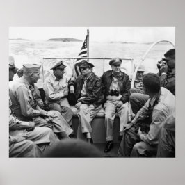 Pôster MacArthur e seus Generais