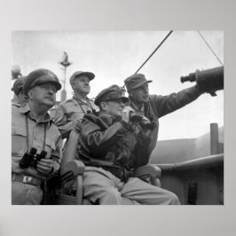 Poster MacArthur Observing Inchon