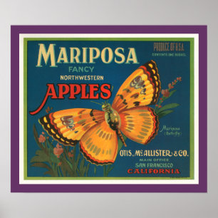 Poster Maçãs de Mariposa