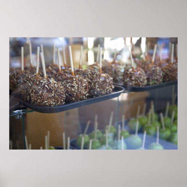 Pôster maçãs do amor, Pioneer Square, Seattle, (Frente)