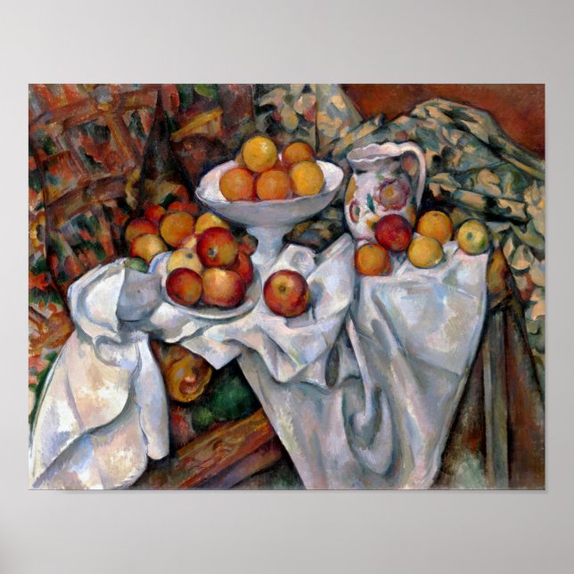 Poster Maçãs e Laranjas, Paul Cezanne, 1895-1900 (Frente)