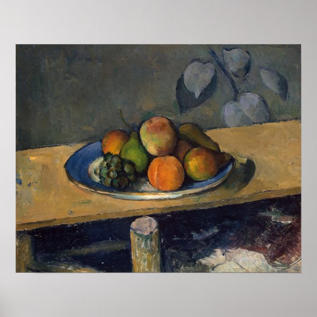 Pôster Maçãs, peras e uvas, c.1879 (Frente)
