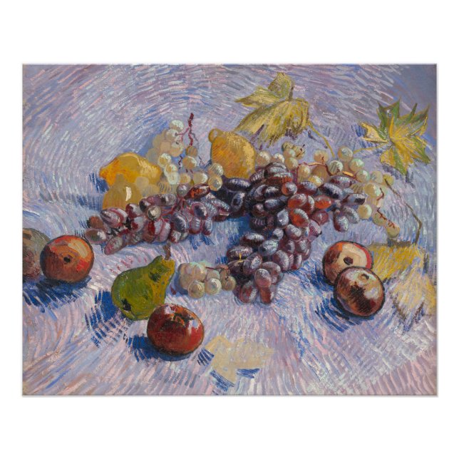 Pôster Maçãs, Peras, Limões e Uvas | Trabalho de arte de  (Frente)