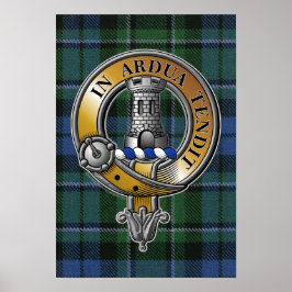 Poster MacCallum Tartan e Crachá
