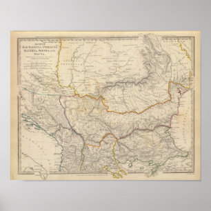 Pôster Macedónia antiga, Thracia, Illyria