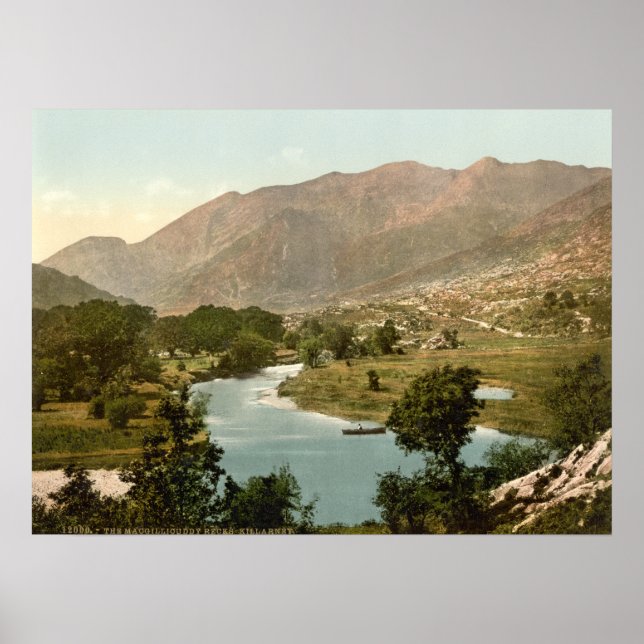 Poster MacGillicuddy Reeks, Killarney, County Kerry (Frente)
