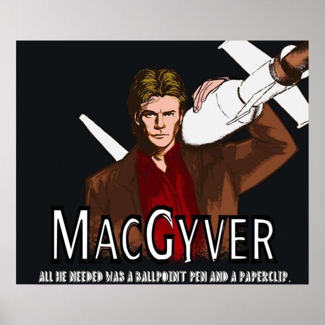 Poster Macgyver (Frente)
