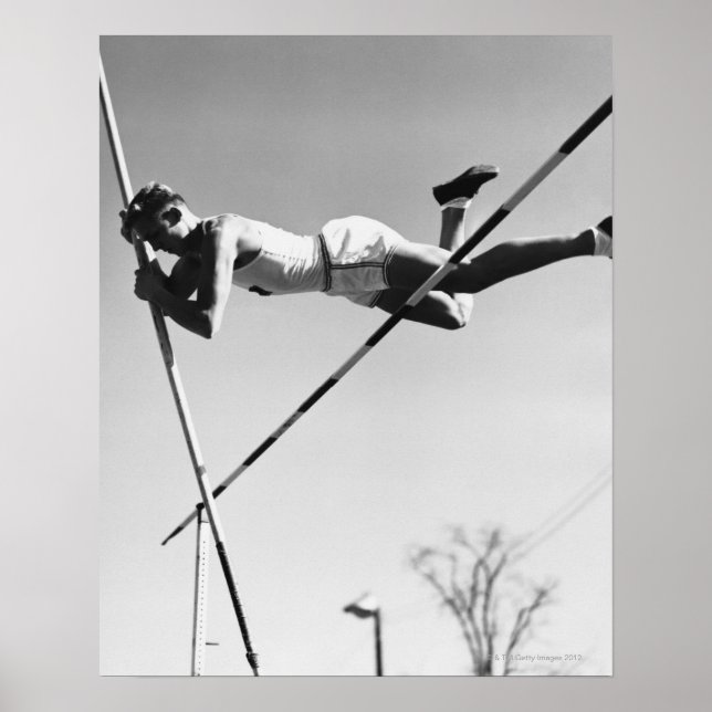 Poster Mache Pole Vaulter (Frente)