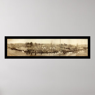 Pôster Machine Gun Battalion Photo 1918