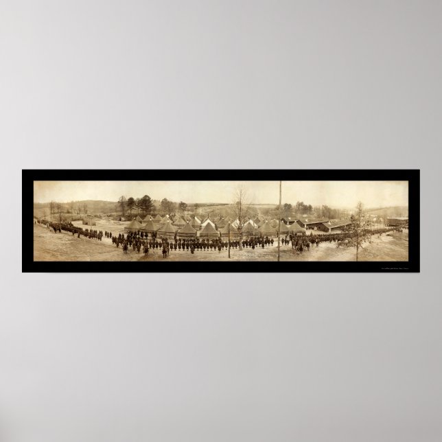 Pôster Machine Gun Battalion Photo 1918 (Frente)