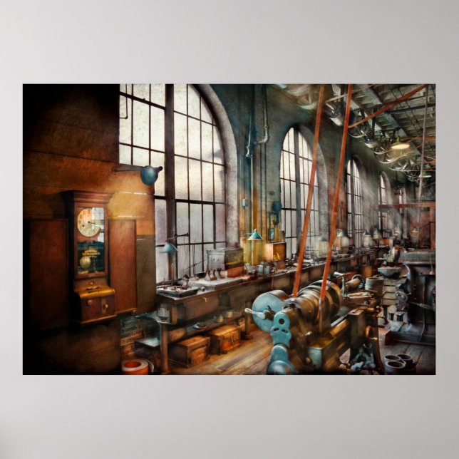 Pôster Machinista - De volta aos dias de ontem (Frente)