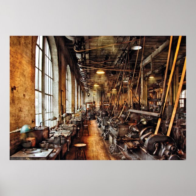 Poster Machinista - Máquina Compra cerca de 1900 (Frente)