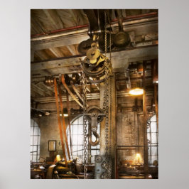 Poster Machinista - Na era da indústria