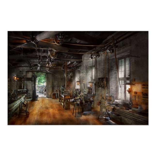 Pôster Machinista - O Millwright (Frente)