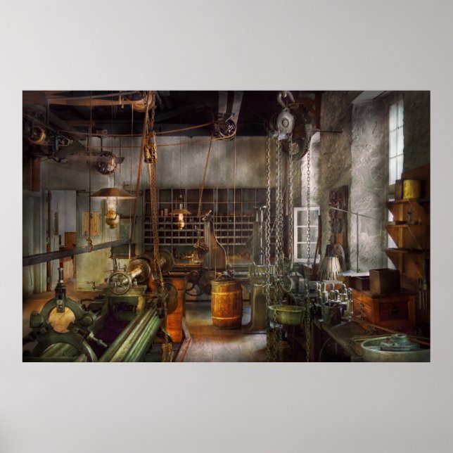 Poster Machinista - Roupas - Paraíso Machinista (Frente)