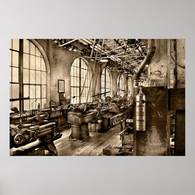 Pôster Machinista - Segurança Primeiro (Frente)