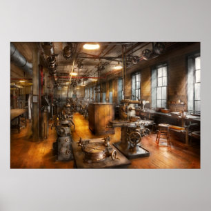 Poster Machinista - Sociedade Industrial