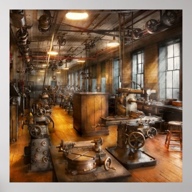 Pôster Machinista - Sociedade Industrial (Frente)