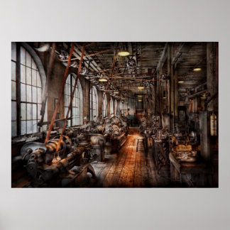 Poster Machinista - Um compro de máquina totalmente funci
