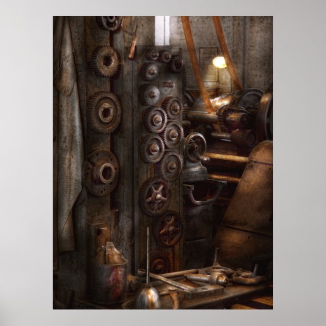 Pôster Machinista - Você tem um bom equipamento lá (Frente)