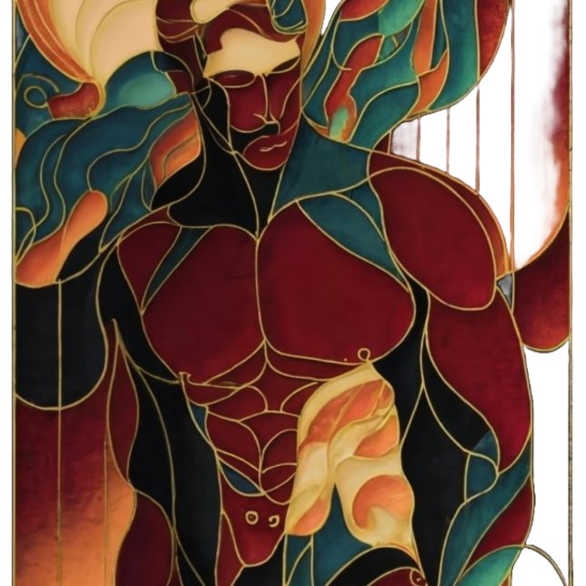 Pôster macho man puro ilustração arte (Criador carregado)