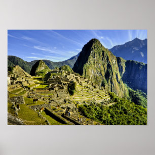 Pôster Machu Picchu antiga, último refúgio da