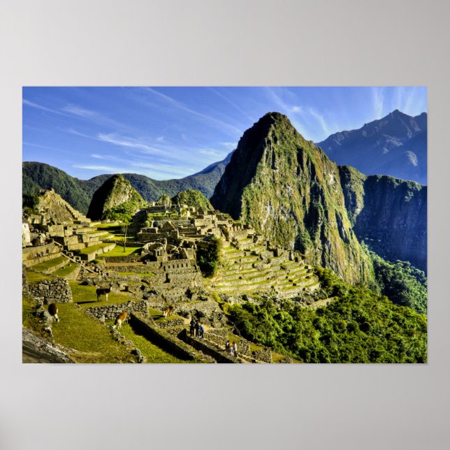 Pôster Machu Picchu antiga, último refúgio da (Frente)